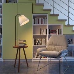 Торшер со столиком Odeon Light 4666/1F KALDA под лампу 1xE27 1*60W