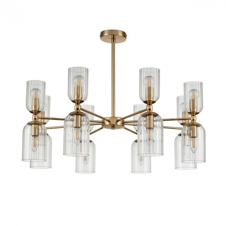 6586/16 MODERNI LN24 золото/прозрачный, металл/стекло Люстра подвесная E14 16*40W 220V KASSIA