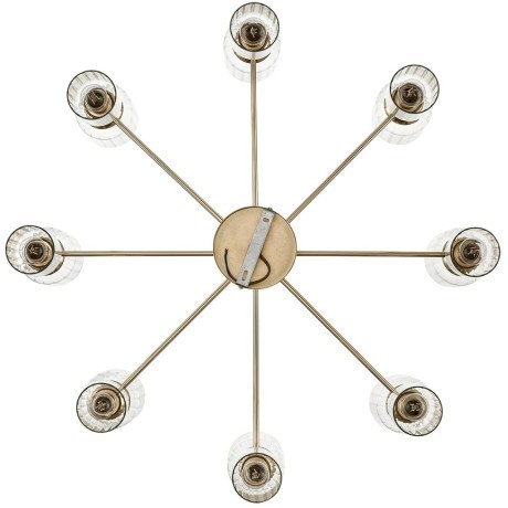 6586/16 MODERNI LN24 золото/прозрачный, металл/стекло Люстра подвесная E14 16*40W 220V KASSIA