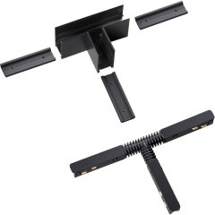 Соединитель питание+металл Т-образный для накладных шин серии Novotech Flum 135126