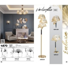 Интерьерная настольная лампа с выключателем Ventaglio 4870/1T