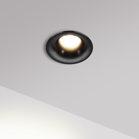 Novotech ECLAT 359883 Черный встраиваемый светильник диаметром 61мм, с CCT переключателем цветовой температуры LED 5Вт 320Лм CRI≥90 UGR≤16 45° 3000-4000-6000К IP20 220V (коэффициент пульсации<1%)