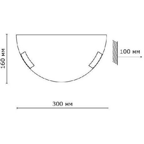 Бра Sonex 61 GRECA под лампу 1xE27 100W