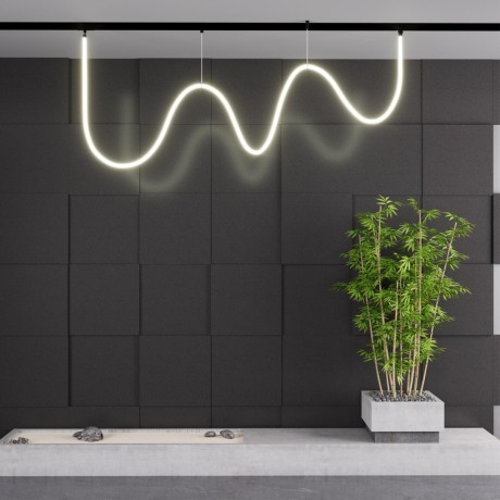 359139 Трековый светодиодный неон 2м Novotech Flum CRI90+ 3000К 2500Лм 360° 25W