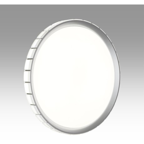 7696/ELN Серебристый настенно-потолочный 50см светильник с перекл. цветовой температуры на драйвере 76Вт 7105Лм 3000;4000;6000К CRI80 IP43 CCT SONEX KUPI SILVER