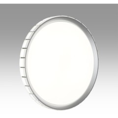 7696/ELN Серебристый настенно-потолочный 50см светильник с перекл. цветовой температуры на драйвере 76Вт 7105Лм 3000;4000;6000К CRI80 IP43 CCT SONEX KUPI SILVER