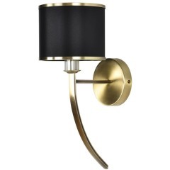 8406/1W Бра с черным тканевым плафоном Lumion Е14 40W 220V DEMETRA