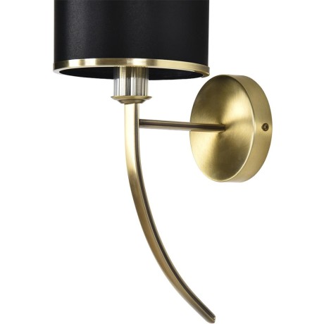 8406/1W Бра с черным тканевым плафоном Lumion Е14 40W 220V DEMETRA