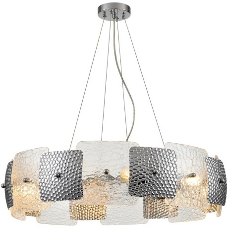 6588/8 MODERNI LN24 хром/тонированное стекло, металл/стекло Люстра подвесная E14 8*40W 220V LIBERTI