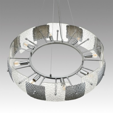 6588/8 MODERNI LN24 хром/тонированное стекло, металл/стекло Люстра подвесная E14 8*40W 220V LIBERTI