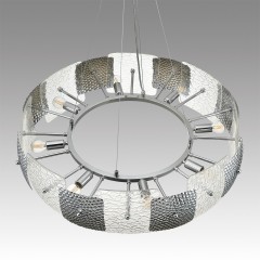 6588/8 MODERNI LN24 хром/тонированное стекло, металл/стекло Люстра подвесная E14 8*40W 220V LIBERTI