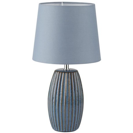 8123/1T COMFI LN25 синий, керамика/текстиль Настольная лампа E27 1*60W 220V LAPUNA