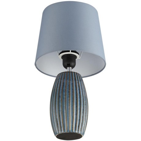 8123/1T COMFI LN25 синий, керамика/текстиль Настольная лампа E27 1*60W 220V LAPUNA