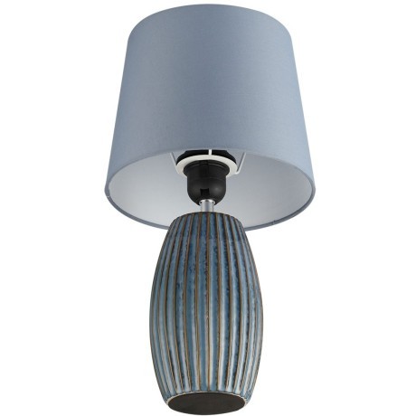 8123/1T COMFI LN25 синий, керамика/текстиль Настольная лампа E27 1*60W 220V LAPUNA