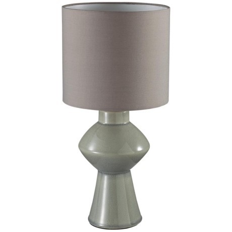 8129/1T MODERNI LN25 серый, керамика/текстиль Настольная лампа E27 1*60W 220V SEGI