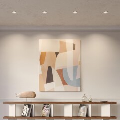 Novotech ECLAT 359884 Белый встраиваемый светильник диаметром 71мм, с CCT переключателем цветовой температуры LED 7Вт 530Лм CRI≥90 UGR≤16 45° 3000-4000-6000К IP20 220V (коэффициент пульсации<1%)