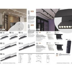 358621 Трековый светодиодный управляемый пультом светильник Novotech Flum CRI90+ 3000-6500К 960Лм 38° 12W
