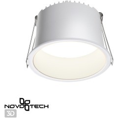 Светильник встраиваемый светодиодный Novotech LED 12W 220V 840Лм 3000К TRAN 359236