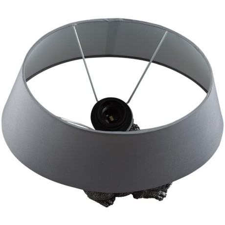 8128/1T MODERNI LN25 серый, керамика/текстиль Настольная лампа E27 1*60W 220V CATTY