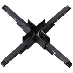 Соединитель питание+металл Х-образный для накладных шин серии Novotech Flum 135128