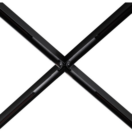 Соединитель питание+металл Х-образный для накладных шин серии Novotech Flum 135128