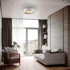 Светильник LED 60Вт 3000-6000K D500 IP20 пульт ДУ Sonex APEX 7693/60L