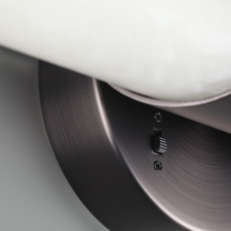 6673/12WL L-VISION ODL24 123 Настенный светильник темная латунь/металл/алебастр IP20 LED 12W 540Лм 3000K/4000K MARBELLA