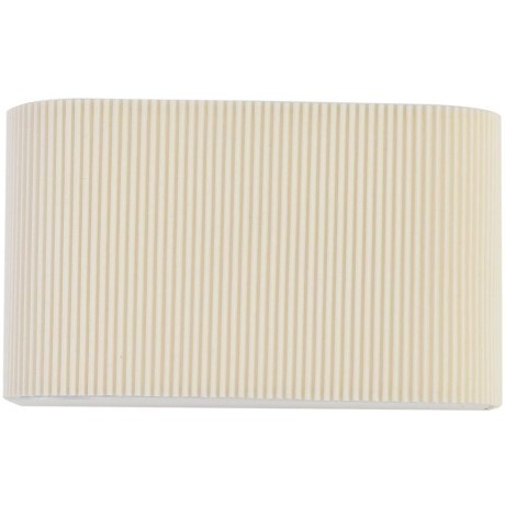 8327/2W Настенная бра шириной 20см с текстильным бежевым плафоном под лампы E14 2x40W 220V LUMION GOFERA