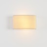 8327/2W Настенная бра шириной 20см с текстильным бежевым плафоном под лампы E14 2x40W 220V LUMION GOFERA