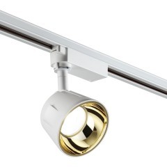 358724 PORT NT21 094 белый/золото Светильник трековый однофазный трехжильный IP20 LED 4000K 20W 100-265V KNOF