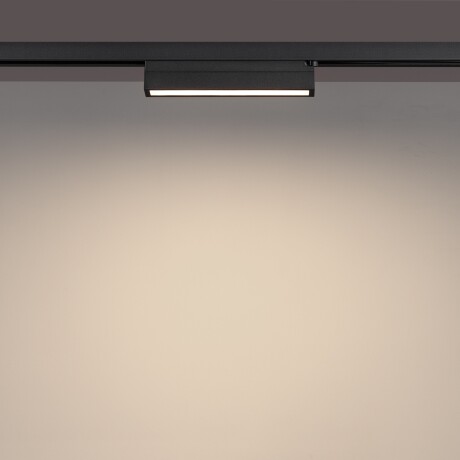 Novotech ITER 359787 Черный линейный однофазный трехжильный трековый светильник, 20см, с CCT переключением цветовой температуры, LED 12Вт 697Лм CRI≥90 108° 2700-3200-4000К IP20 220V
