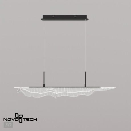 Светильник подвесной диммируемый, в комплекте пульт ДУ IP20 LED 36W 3000К-6000К 3500Лм Novotech FOGLIO 359323