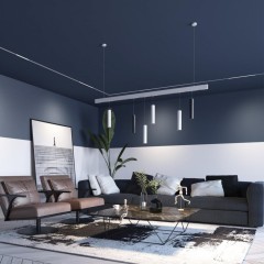 358623 Трековый светодиодный управляемый пультом светильник Novotech Flum CRI90+ 3000-6500К 1920Лм 38° 24W