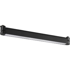 Novotech ITER 359792 Черный однофазный двухжильный трековый светильник длиной 46см, поворотный плафон, с CCT переключением цветовой температуры LED 24Вт 2032Лм CRI≥90 113° 2700-3200-4000К IP20 220V