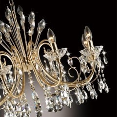 Люстра хрустальная Odeon Light 4977/8 VERSIA под лампы 8xE14 8*40W