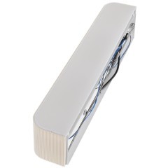 8327/6W Настенная бра шириной 60см с текстильным серо-бежевым плафоном под лампы E14 6*40W 220V LUMION GOFERA