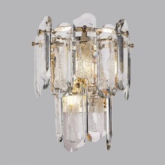 5069/2W HALL ODL24 503 золото/прозрачный/металл/хрусталь Бра E14 2*40W BULLON