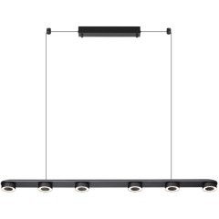 Подвесной линейный светильник IP20 LED 64W 1667Лм  3000K 220V с раздельным вкл. Верх/низ Odeon Light TURMAN 6631/64L