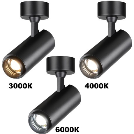 Светильник с  сменой температуры и мощности LED 3000К\4000К\6000К 5W/9W/13W Novotech NAIL 359222 