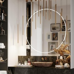 Подвесной светильник цилиндр Odeon Light 4374/3L FIANO светодиодный LED 1*3W