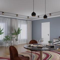 359264 Трековый магнитный светодиодный светильник Novotech SMAL 48V CRI90+ 3000К 960Лм 24° 12W