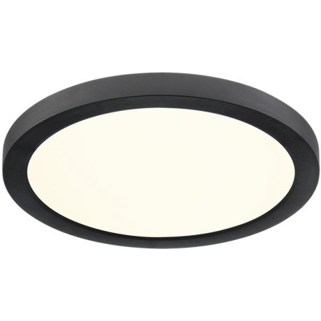 7788/18L Светодиодный тонкий светильник накл/встр. монтажа, датчик движения, мех перекл. цв. температуры, рег. врезного отверстия 18Вт 3000/4000/6500К 1510лм IP44 Sonex NEBULA BLACK