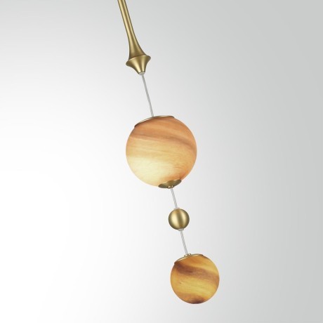 5457/4L Подвесной коричневый светодиодный светильник 4W 2500K 104Лм CRI90 ODEON LIGHT EXCLUSIVE CALLISTO