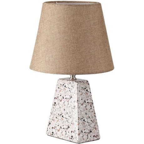 8142/1T MODERNI LN25 бежевый/коричневый, керамика/текстиль Настольная лампа Е27 1*60W 220V TERAZIO