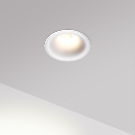 Novotech ECLAT 359882 Белый встраиваемый светильник диаметром 61мм, с CCT переключателем цветовой температуры LED 5Вт 320Лм CRI≥90 UGR≤16 45° 3000-4000-6000К IP20 220V (коэффициент пульсации<1%)