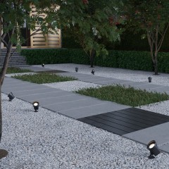 Светильник ландшафтный светодиодный грунтовый IP65 LED 13W 110-240V 1040Лм 3000К Novotech LANDSCAPE 359529