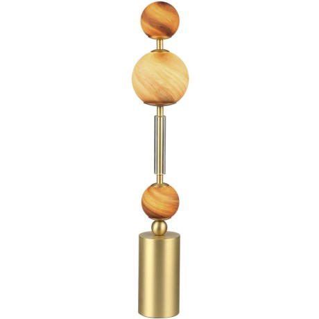 5457/4TL Светодиодная декоративная коричневая настольная лампа 4W 2500K 113Лм ODEON LIGHT EXCLUSIVE CALLISTO