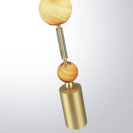 5457/4TL Светодиодная декоративная коричневая настольная лампа 4W 2500K 113Лм ODEON LIGHT EXCLUSIVE CALLISTO