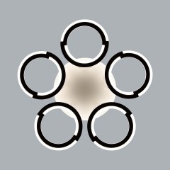 Потолочный светильник с ПДУ LED 55W 3000-6000К Lumion KALIFA 8027/55CL