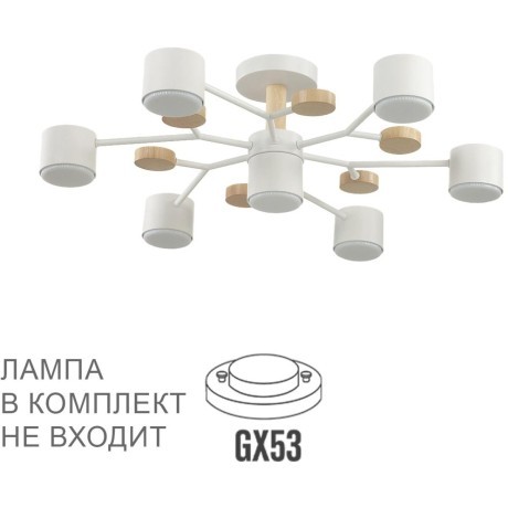 Потолочный светильник GX53 Lumion RONDO 8195/7C